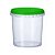 P220 - Pote Plástico Redondo Com Lacre 220ml -  100 unidades - Imagem 1