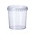 P460 - Pote Plástico Redondo Com Lacre 460 ml - 100 Unidades (Tampas Coloridas) - Imagem 1