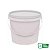 Balde 3.2 Branco - Balde Plástico 3.2 litros com Lacre e alça - 10 Unidades - Imagem 1