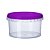 P600 - Pote Redondo Com Lacre 600 ml - 50 unidades (Tampas Coloridas) - Imagem 2