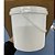 Balde 3.6 Branco- Balde Plástico 3.6 litros com Lacre e alça - 10 Unidades - Imagem 2