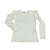 Camiseta babado off white - Imagem 1