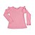 Camiseta babado rosa bebê - Imagem 1