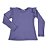 Camiseta babado lilás - Imagem 1