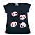 Camiseta Preta Pandinhas - Imagem 1