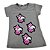 Camiseta Cinza Unicornios Pink - Imagem 1