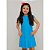 Vestido Geladinho Azul Liso - Imagem 1