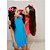Vestido Geladinho Azul Liso - Imagem 5
