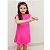 Vestido Geladinho Pink Liso - Imagem 1