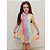 Vestido Geladinho Arco Iris Neon New - Imagem 1