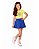 Short Saia Azul Royal Liso - Imagem 2