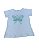 Camiseta Branca  Borboleta Azul - Imagem 2