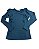 Tricot lazinha babado azul petróleo - Imagem 2