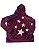 Conjunto Plush Estrelar vinho - Imagem 2
