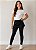 Legging Com Saia Reta Preta - Imagem 1