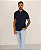 Camiseta Gola Polo Masculino Azul Marinho - Imagem 1