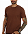 Camiseta Básica Masculino Marrom - Imagem 1