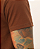Camiseta Básica Masculino Marrom - Imagem 2