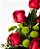 ARRANJO PIRÂMIDE- ROSAS VERMELHAS - MARGARIDA VERDE NO CACHEPOT - Imagem 3