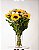 BUQUÊ GIRASSOL COM LIZIANTHUS BRANCOS - Imagem 1