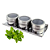 Kit 3 Porta Temperos Magnético – Inox - Imagem 6