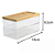 Organizador C/tampas e Divisórias – Bambu – 19x5x10cm - Imagem 4
