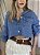 Camisa Jeans Cropped Luiza - Imagem 1