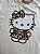 T-Shirt Alongada Hello Kitty Animal Print - Imagem 3