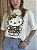 T-Shirt Alongada Hello Kitty Animal Print - Imagem 1