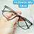 Armação para óculos de grau masculino modelo Cinza/Transparente CV250 - Imagem 1