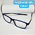 Armação de óculos masculino esporte preto/vermelho estiloso modelo CV222 - Imagem 3