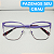 Armação para Oculos de GRAU feminino Metal modelo CV1050 - Imagem 4