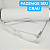 Armação para óculos de grau feminino Transparente armação modelo CV1044 - Imagem 3