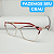 Armação para óculos de grau Feminino gatinho Metal Vermelho modelo CV1055 - Imagem 2