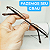 Armação para Óculos de GRAU masculino metal quadrado modelo ferrugem CV264 - Imagem 1