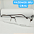 Armação para Óculos de GRAU masculino metal quadrado modelo ferrugem CV264 - Imagem 2
