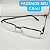 Armação para Óculos de GRAU masculino metal quadrado modelo ferrugem CV264 - Imagem 3