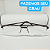 Armação para Óculos de GRAU masculino metal quadrado modelo ferrugem CV264 - Imagem 4
