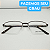 Armação para Óculos de GRAU masculino metal quadrado modelo ferrugem CV264 - Imagem 5