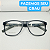 Armação para óculos de GRAU masculino cinza estiloso modelo CV211. - Imagem 5