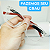 Armação para óculos de grau masculino Transparente moderno estiloso modelo CV276 - Imagem 1