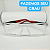 Armação para óculos de grau masculino Transparente moderno estiloso modelo CV276 - Imagem 4