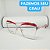 Armação para óculos de grau feminino Vermelho/Dourado modelo CV1093 - Imagem 2