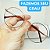Armação de Óculos de GRAU feminino estilo blogueira armação modelo CV110 - Imagem 1