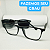 Óculos armação de GRAU masculino Clip On moderno modelo CV287 - Imagem 2