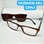Óculos para armação de GRAU masculino Clip On moderno modelo CV228. - Imagem 3