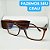 Óculos para armação de GRAU masculino Clip On moderno modelo CV228. - Imagem 2