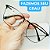 Armação de óculos masculino resistente metal CV285 - Imagem 1