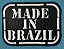Made In Brazil patch bordado Termocolante - Imagem 1