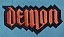 Demon Patch Bordado Termocolante - Imagem 1